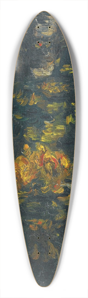 Paul Czanne - Paysage 39.3 inch art pintail longboard deck