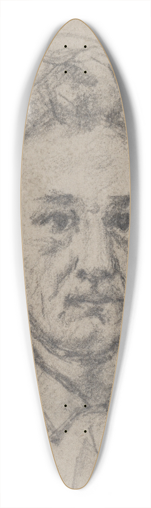 Paul Czanne - Portrait de Monsieur Chocquet 39.3 inch art pintail longboard deck