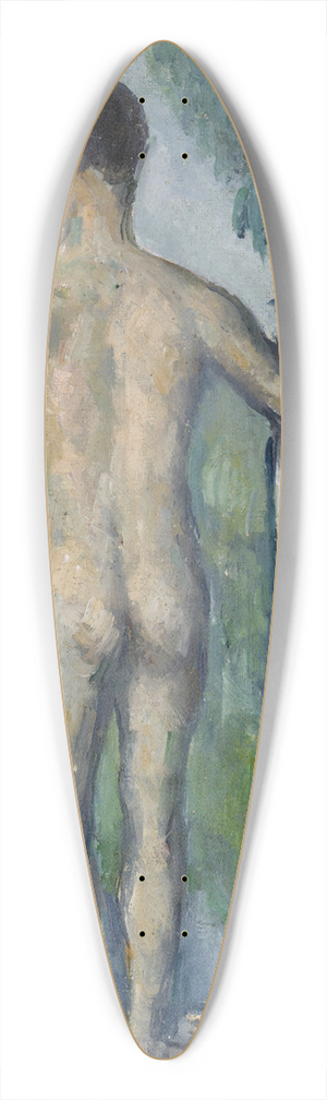 Paul Czanne - Standing Bather, Seen from the Back 39.3 inch art pintail longboard deck