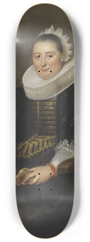 Cornelis de Vos - Portrait of a Lady 8.25 inch art skate deck Cornelis de Vos - Portrait of a Lady 8.25 inch art skate deck