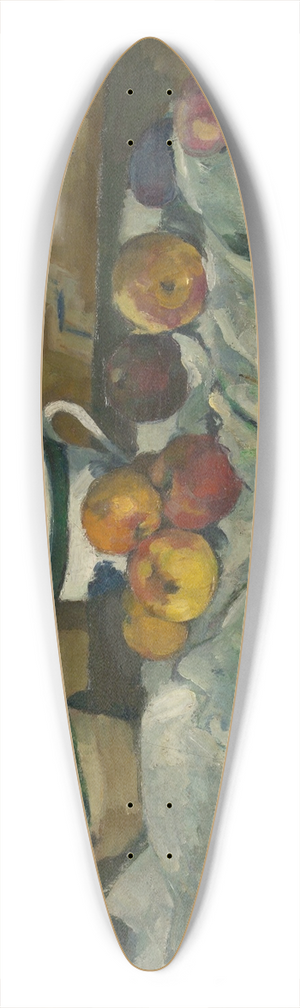 Paul Czanne - Still Life with Jar, Cup, and Apples 39.3 inch art pintail longboard deck
