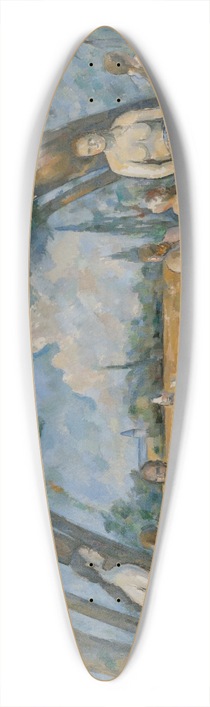 Paul Czanne - The Large Bathers 39.3 inch art pintail longboard deck