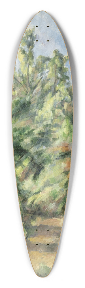 Paul Czanne - The Red Rock 39.3 inch art pintail longboard deck