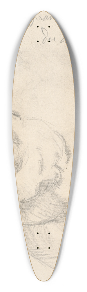 Paul Czanne - Woman Leaning Forward 39.3 inch art pintail longboard deck