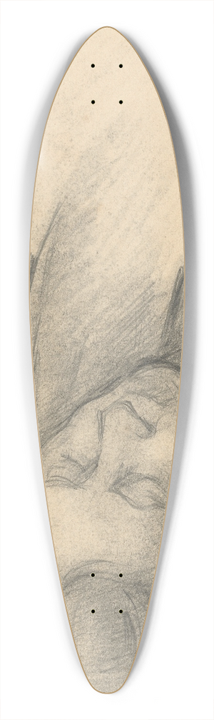 Paul Czanne - Woman Leaning Forward 39.3 inch art pintail longboard deck