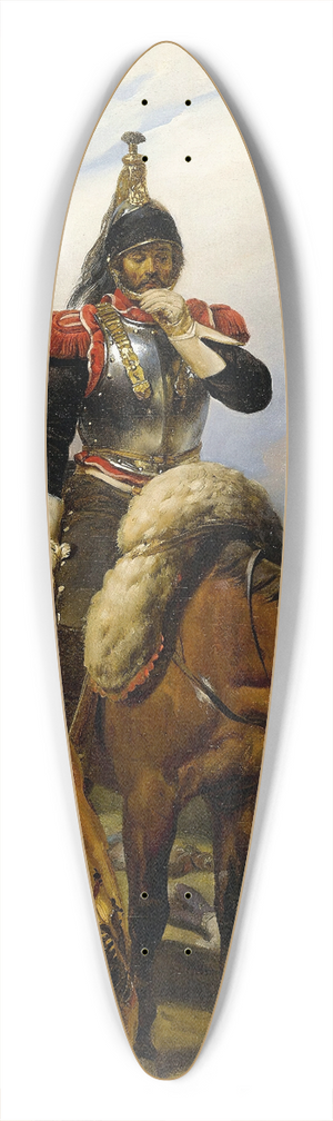 Paul Delaroche - The Field Of Battle 39.3 inch art pintail longboard deck