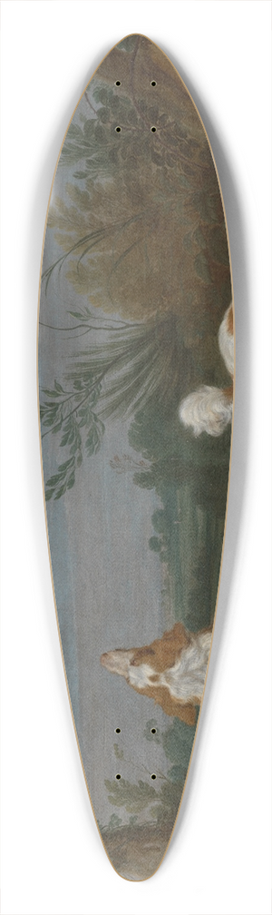 Paul de Vos - Partridge Hunt 39.3 inch art pintail longboard deck
