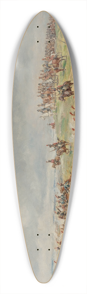 Paul Emile Lon Perboyre - Napolon donne lordre dassaut  Ina le 14 octobre 1806 39.3 inch art pintail longboard deck