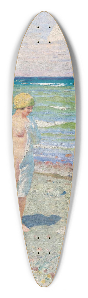 Paul Fischer - After the swim 39.3 inch art pintail longboard deck