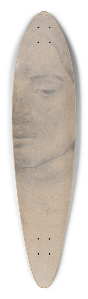 Paul Gauguin - Head of a Tahitian Woman 39.3 inch art pintail longboard deck Paul Gauguin - Head of a Tahitian Woman 39.3 inch art pintail longboard deck