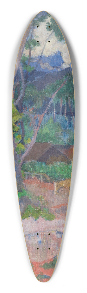 Paul Gauguin - Landscape with a Horse 39.3 inch art pintail longboard deck