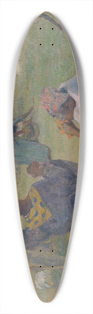 Paul Gauguin - The Mango Trees, Martinique 39.3 inch art pintail longboard deck Paul Gauguin - The Mango Trees, Martinique 39.3 inch art pintail longboard deck