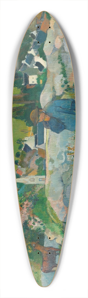 Paul Gauguin - The Swineherd 39.3 inch art pintail longboard deck