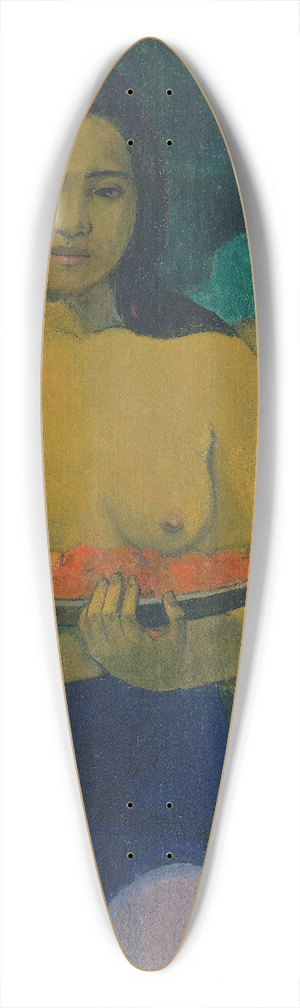 Paul Gauguin - Two Tahitian Women 39.3 inch art pintail longboard deck
