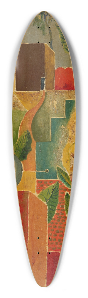 Paul Gaulois - Untitled 39.3 inch art pintail longboard deck