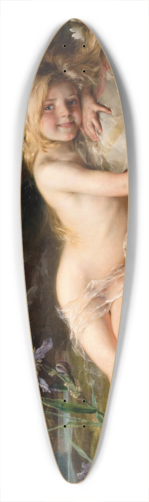 Paul Hermann Wagner - Forest Nymph 39.3 inch art pintail longboard deck