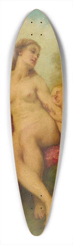 Paul-Jacques-Aim Baudry - Venus And Cupid 39.3 inch art pintail longboard deck