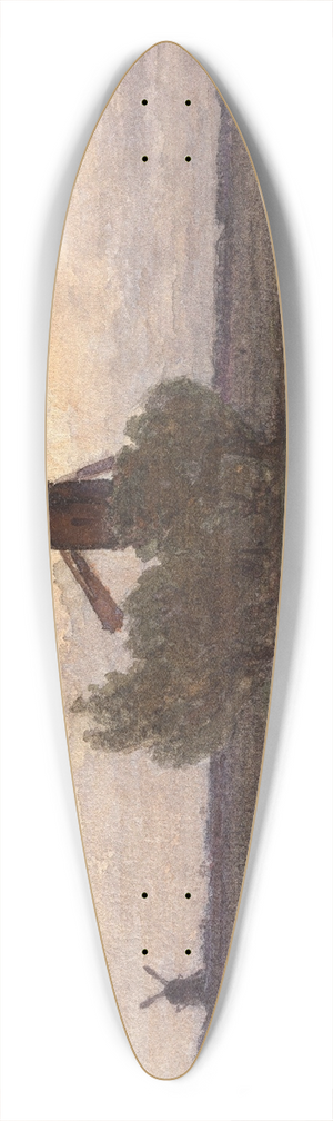 Paul Joseph Constantin Gabril - Dutch Landscape 39.3 inch art pintail longboard deck