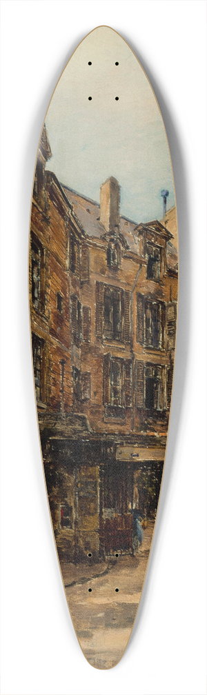 Paul-Joseph-Victor Dargaud - La Cour de Rohan 39.3 inch art pintail longboard deck