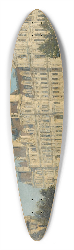 Paul-Joseph-Victor Dargaud - Lhtel de Ville de Paris 39.3 inch art pintail longboard deck