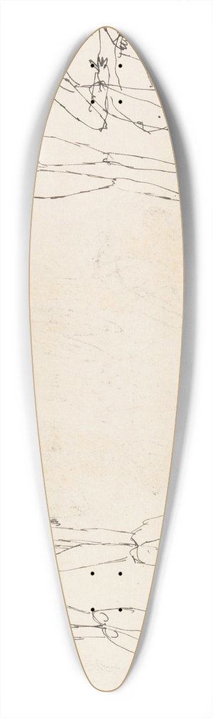 Paul Klee - Angebot 39.3 inch art pintail longboard deck