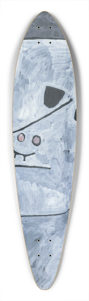 Paul Klee - Angel Applicant 39.3 inch art pintail longboard deck