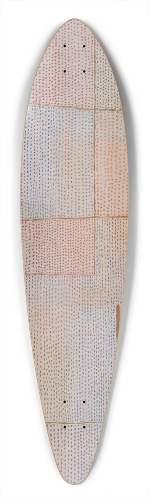 Paul Klee - Clarification 39.3 inch art pintail longboard deck