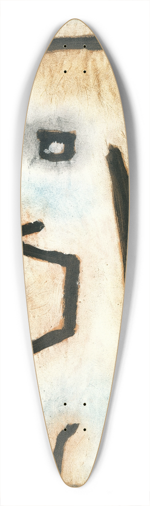 Paul Klee - Girl in Mourning 39.3 inch art pintail longboard deck
