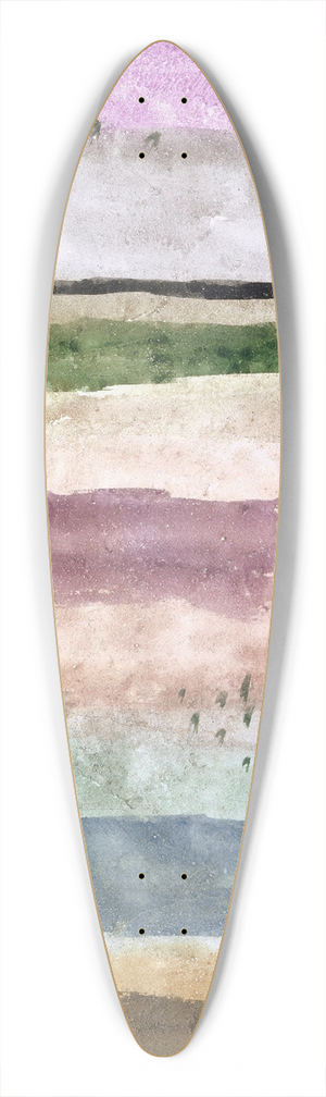 Paul Klee - Landscape with Poplars 39.3 inch art pintail longboard deck