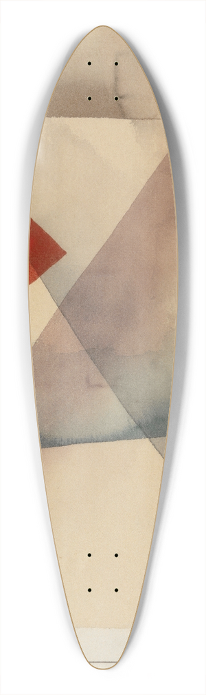 Paul Klee - Ringing 39.3 inch art pintail longboard deck