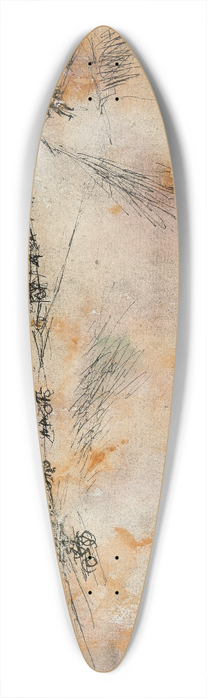 Paul Klee - Road branch 39.3 inch art pintail longboard deck