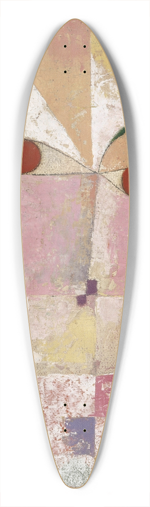 Paul Klee - Senecio (Soon to be Aged) 39.3 inch art pintail longboard deck