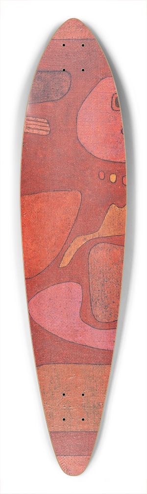 Paul Klee - The Man of Confusion 39.3 inch art pintail longboard deck