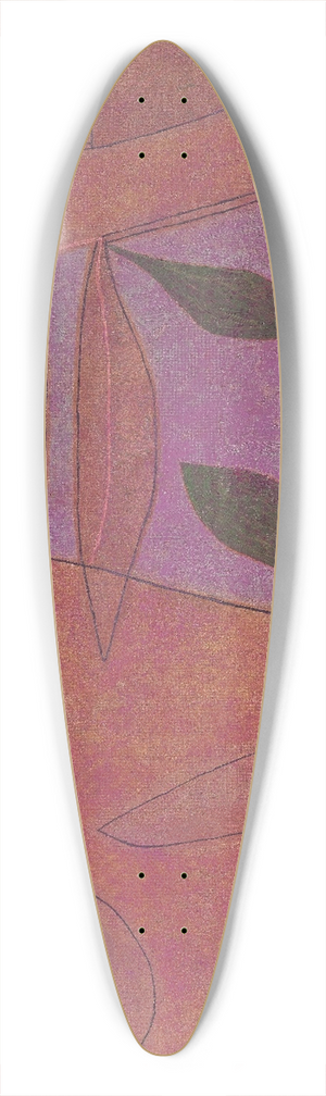 Paul Klee - Untitled 39.3 inch art pintail longboard deck