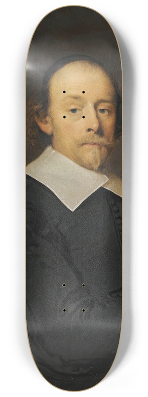 Cornelis Jonson van Ceulen - A Portrait Of A Man In Black 8.25 inch art skate deck