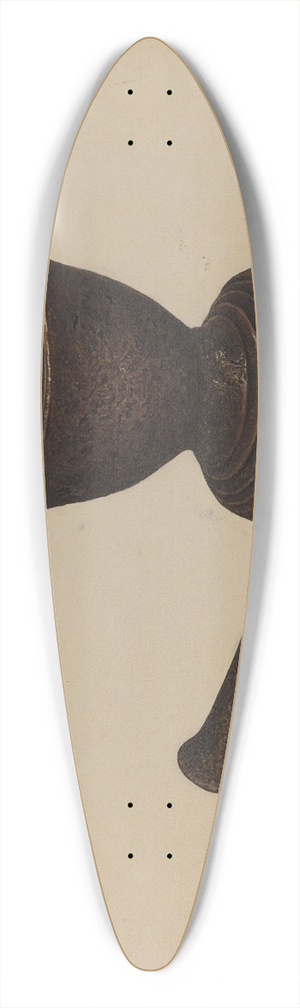 Paul Poffinbarger - Mortar and Pestle 39.3 inch art pintail longboard deck