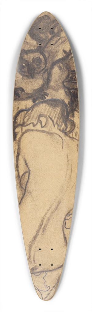 Paul Ranson - Nu avant la Messe Noire 39.3 inch art pintail longboard deck Paul Ranson - Nu avant la Messe Noire 39.3 inch art pintail longboard deck