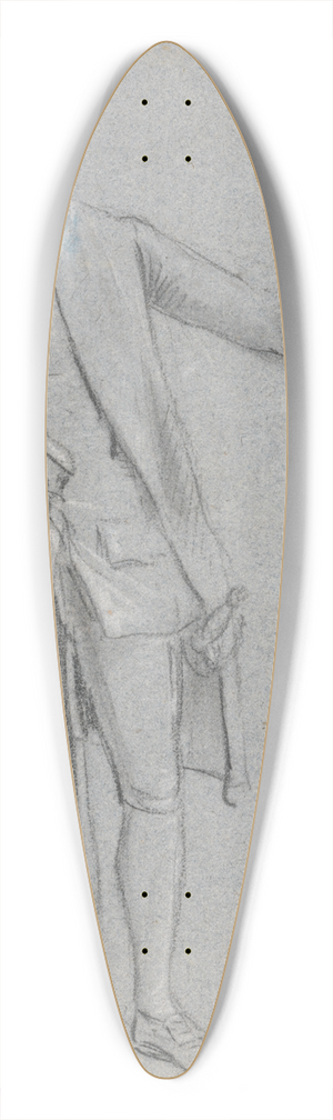 Paul Sandby - Portrait of Thomas Sandby, R.A., the Artists Brother 39.3 inch art pintail longboard deck