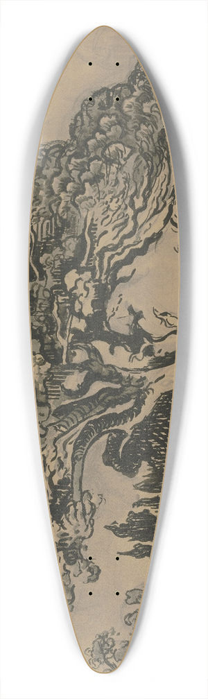Paul Signac - Le Pin Bertaud 39.3 inch art pintail longboard deck