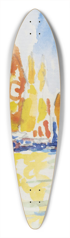 Paul Signac - Venise 39.3 inch art pintail longboard deck