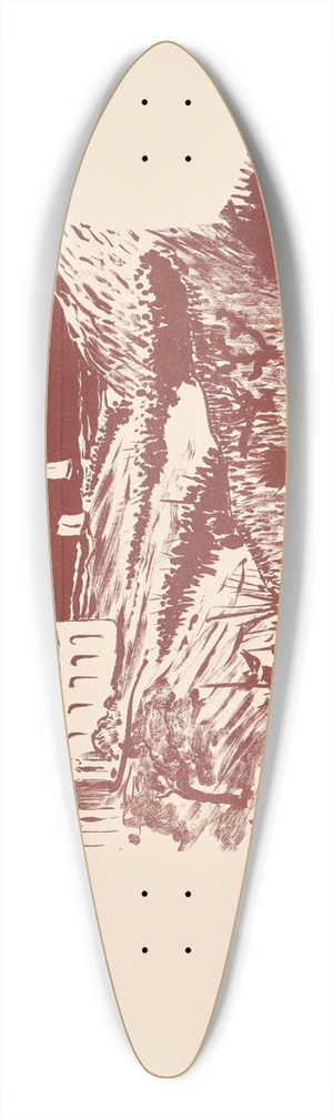 Paul Srusier - Affiche pour la pice Hrakla de Auguste Villeroy au Thtre de luvre dans la revue Revue encyclopdique Larousse 39.3 inch art pintail longboard deck