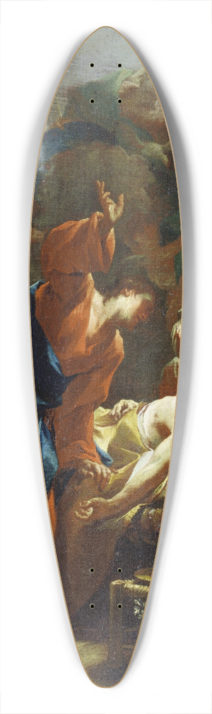 Paul Troger - The Death of Joseph 39.3 inch art pintail longboard deck