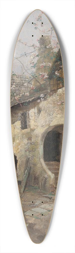 Paul Unbereit - Hof in Joching 39.3 inch art pintail longboard deck