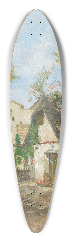 Paul Unbereit - Motiv aus Drnstein, Wachau 39.3 inch art pintail longboard deck Paul Unbereit - Motiv aus Drnstein, Wachau 39.3 inch art pintail longboard deck