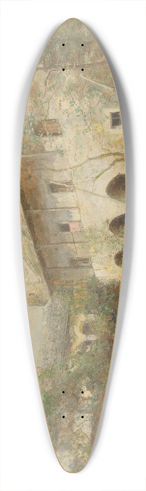 Paul Unbereit - Teisenhoferhof in Weienkirchen in the Wachau 39.3 inch art pintail longboard deck Paul Unbereit - Teisenhoferhof in Weienkirchen in the Wachau 39.3 inch art pintail longboard deck