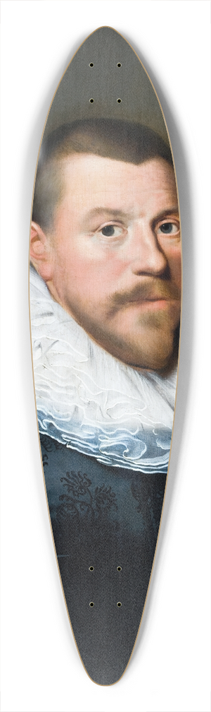 Paulus Moreelse - Portrait of a Middle-Aged Man 39.3 inch art pintail longboard deck Paulus Moreelse - Portrait of a Middle-Aged Man 39.3 inch art pintail longboard deck