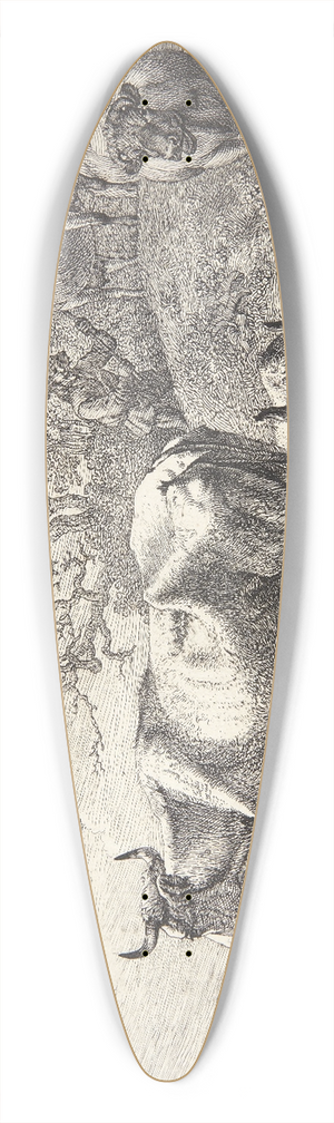 Paulus Potter - Kohyrden 39.3 inch art pintail longboard deck