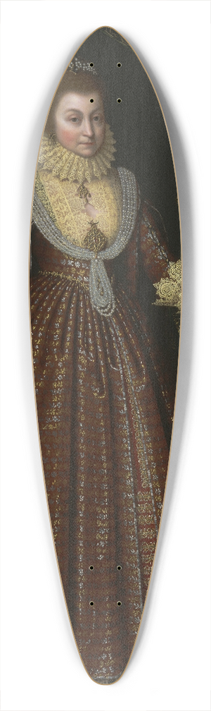 Paul van Somer - Elizabeth, Countess of Kellie 39.3 inch art pintail longboard deck