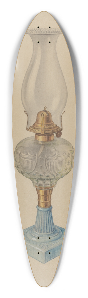 Paul Ward - Lamp 39.3 inch art pintail longboard deck