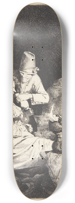 Cornelis Pietersz. Bega - Krostue 8.25 inch art skate deck